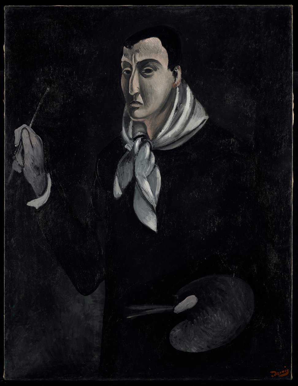 Porträtt av konstnären, ca 1912-14 (olja på duk) av Andre Derain