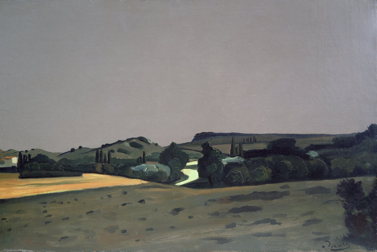 Provencalskt landskap av Andre Derain