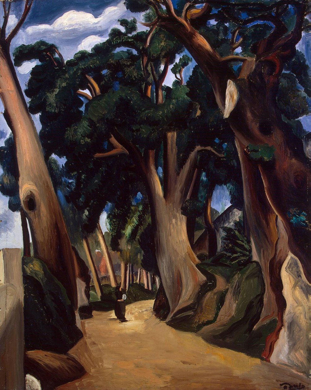 Vägen till Castel Gandolfo av Andre Derain