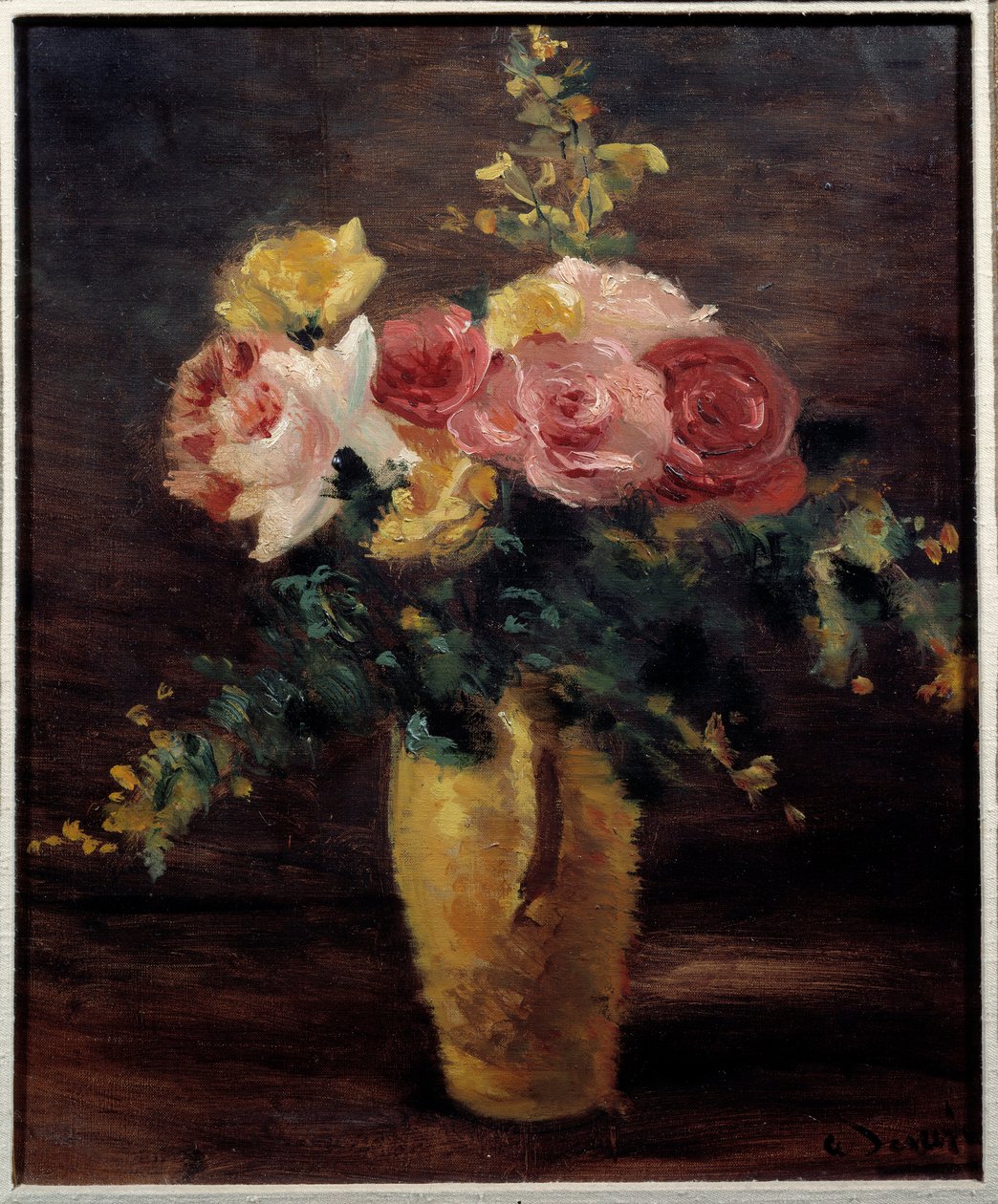 Rosor i en vas av Andre Derain