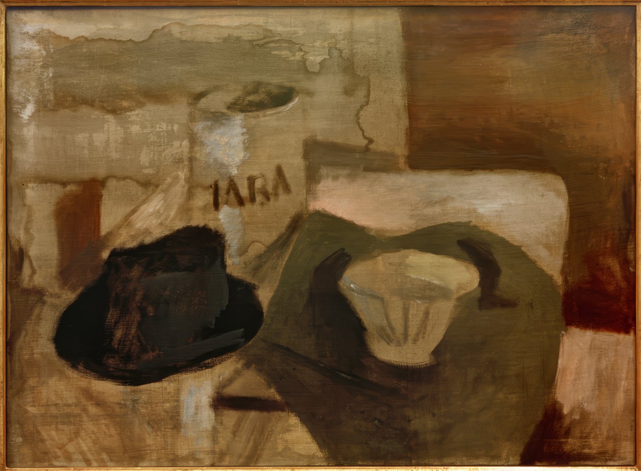 Stilleben med hatt och kärl av Andre Derain