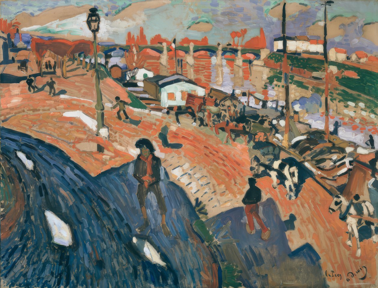 Bron vid Le Pecq av Andre Derain