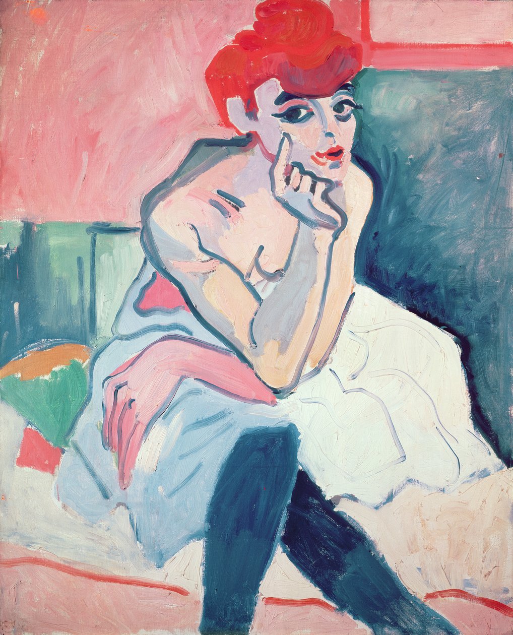 The Dancer, ca 1910 (olja på duk) av Andre Derain