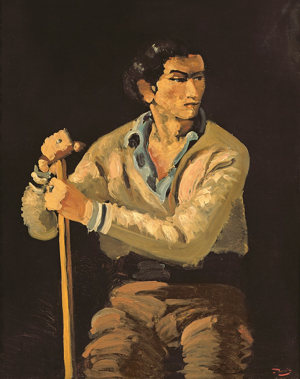 The Gypsy (olja på duk) av Andre Derain