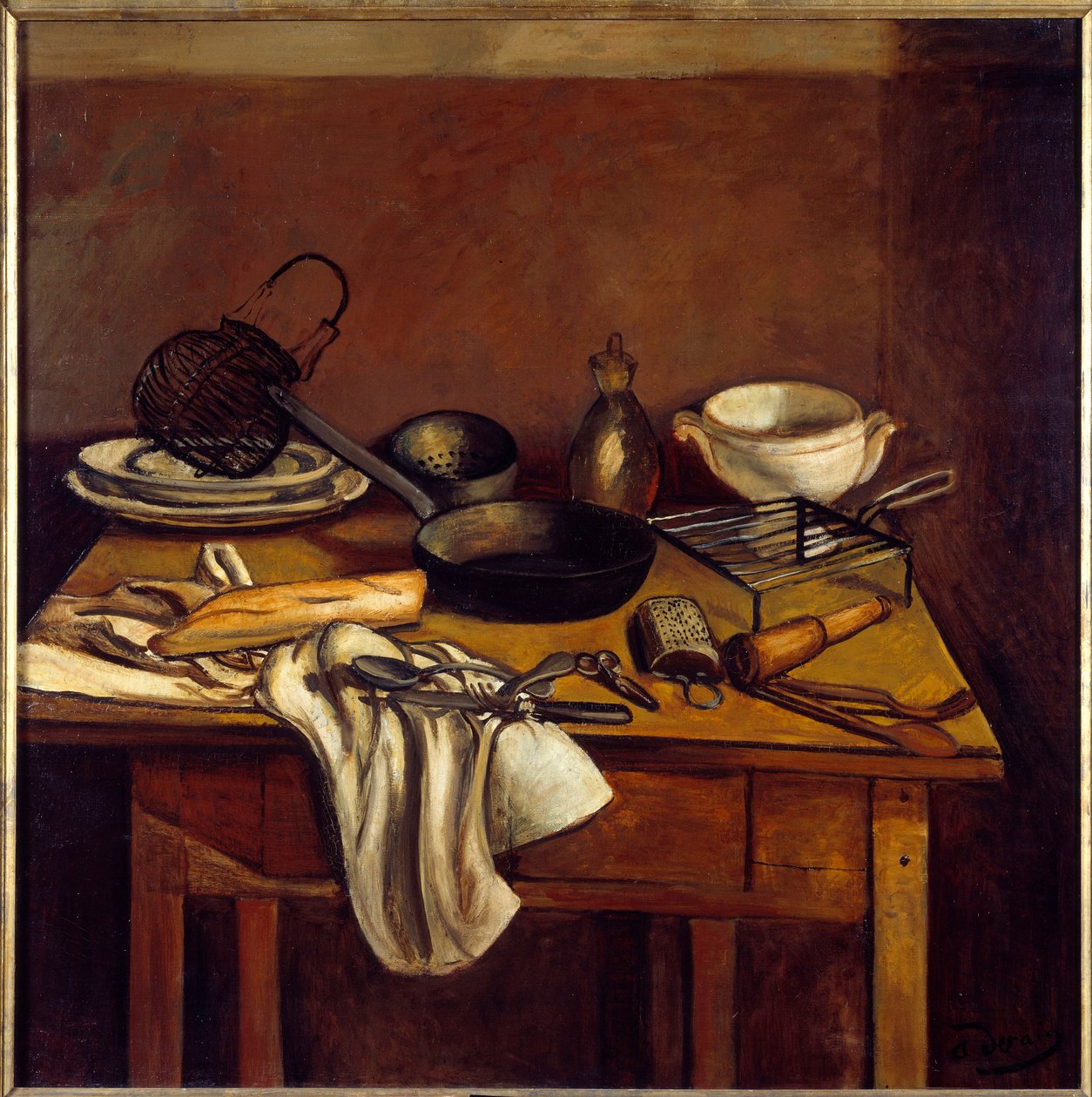 Köksbordet, ca 1922 (olja på duk) av Andre Derain