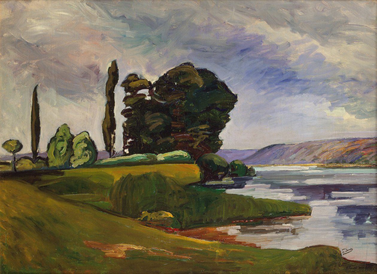 Seine, nära Chatou, ca 1899-1900 (olja på duk) av Andre Derain