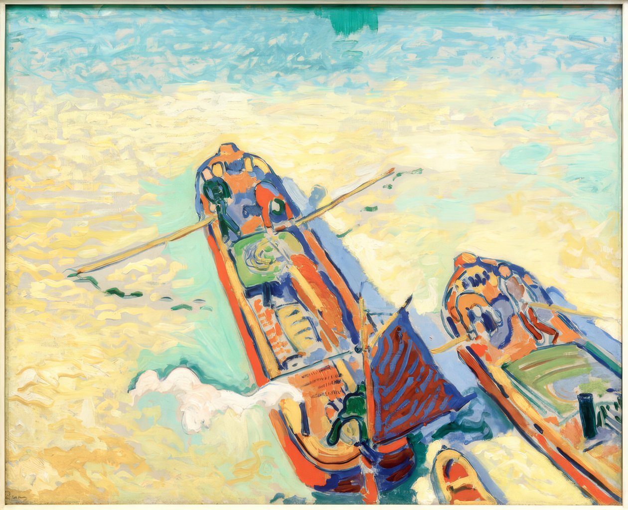 De två pråmarna av Andre Derain