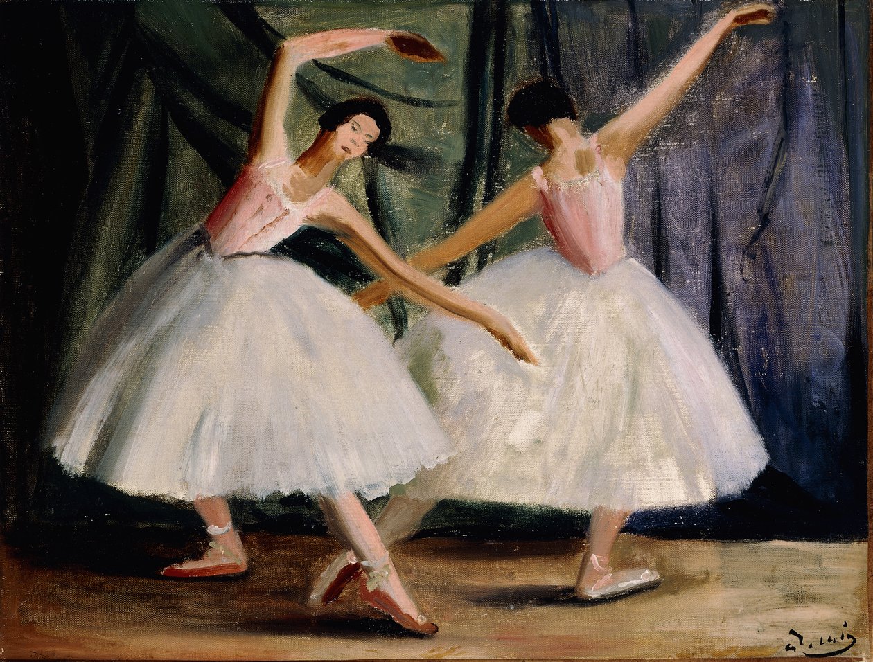 Två dansare; Deux Danseuses av Andre Derain