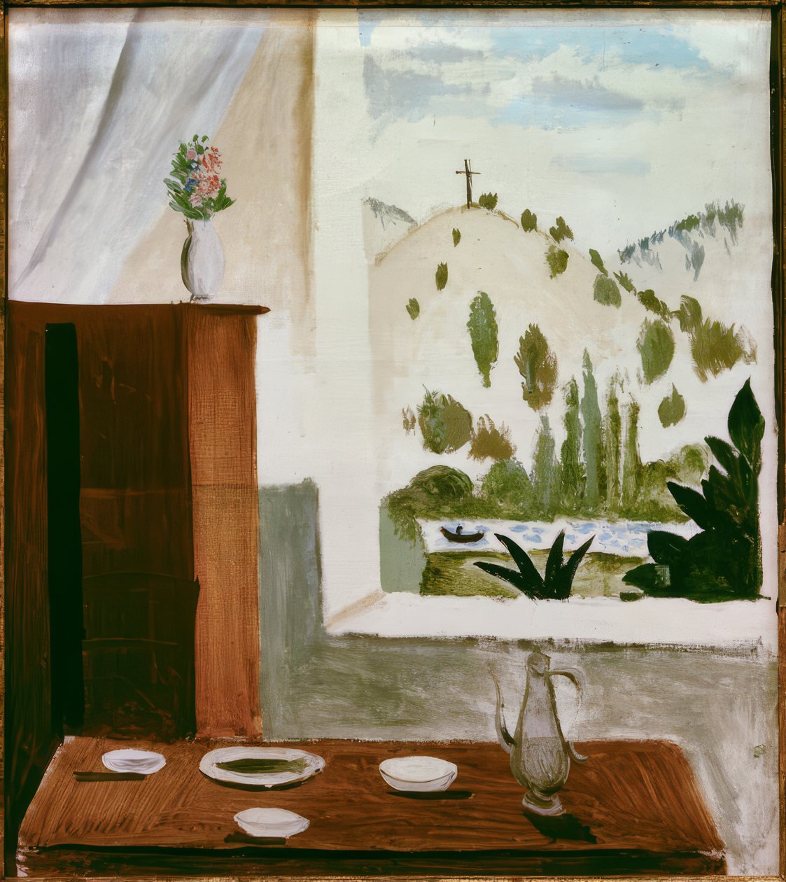 Utsikt från fönstret av Andre Derain