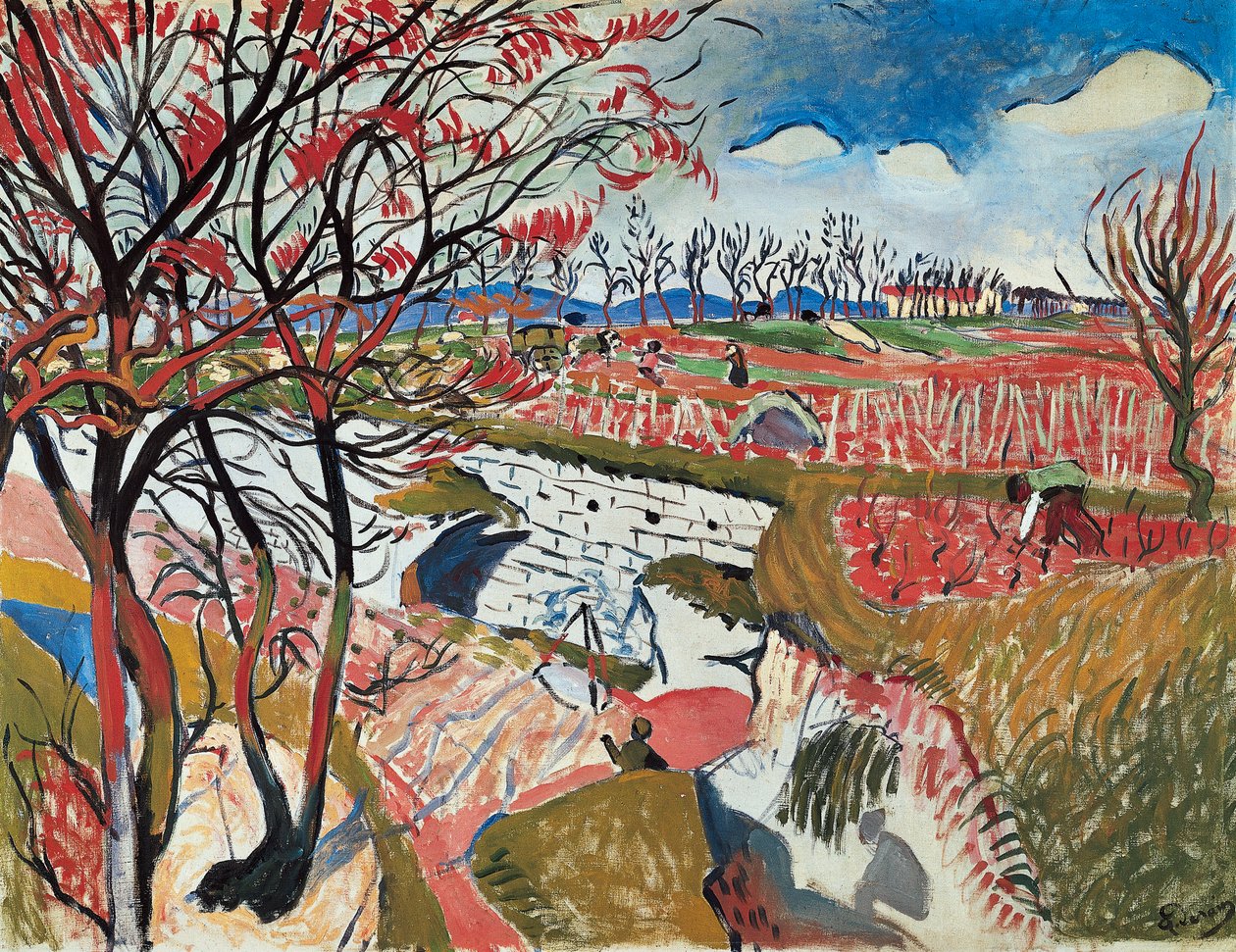 "Vingårdar på våren av Andre Derain