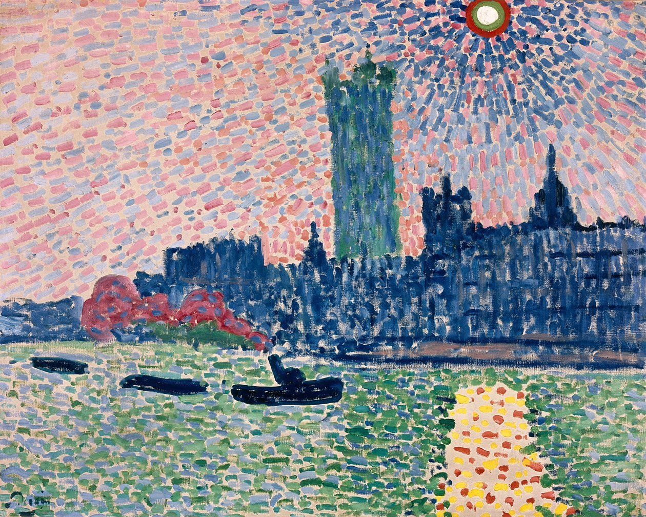 Westminster från South Bank, London av Andre Derain