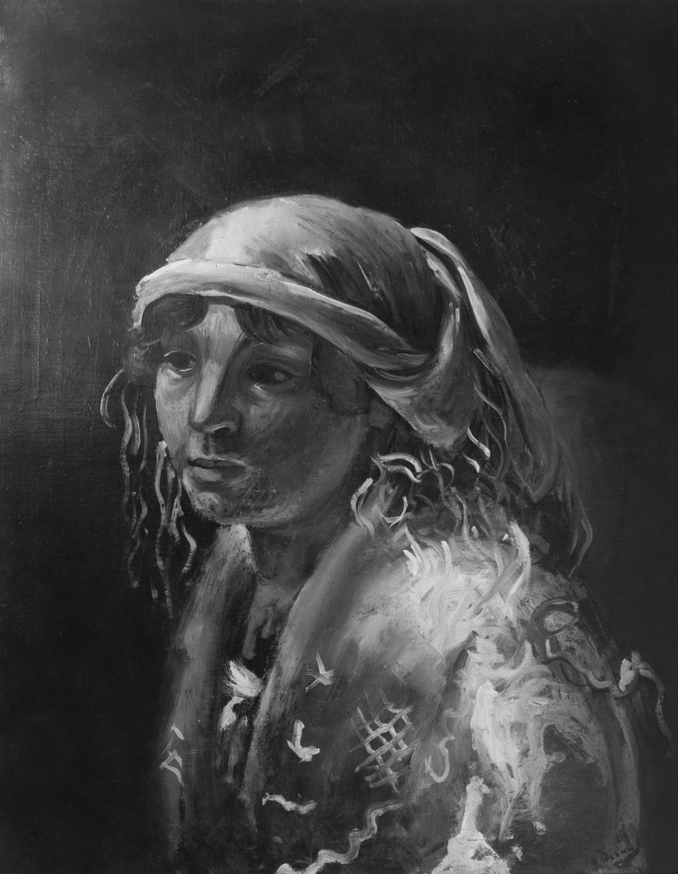 Kvinna i turban av Andre Derain