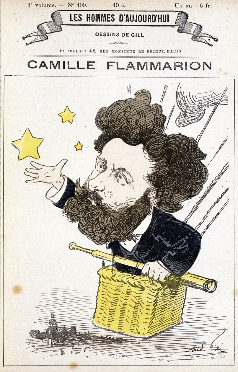 Camille Flammarion - av Gill, i "The Men of Today"" av Andre Gill