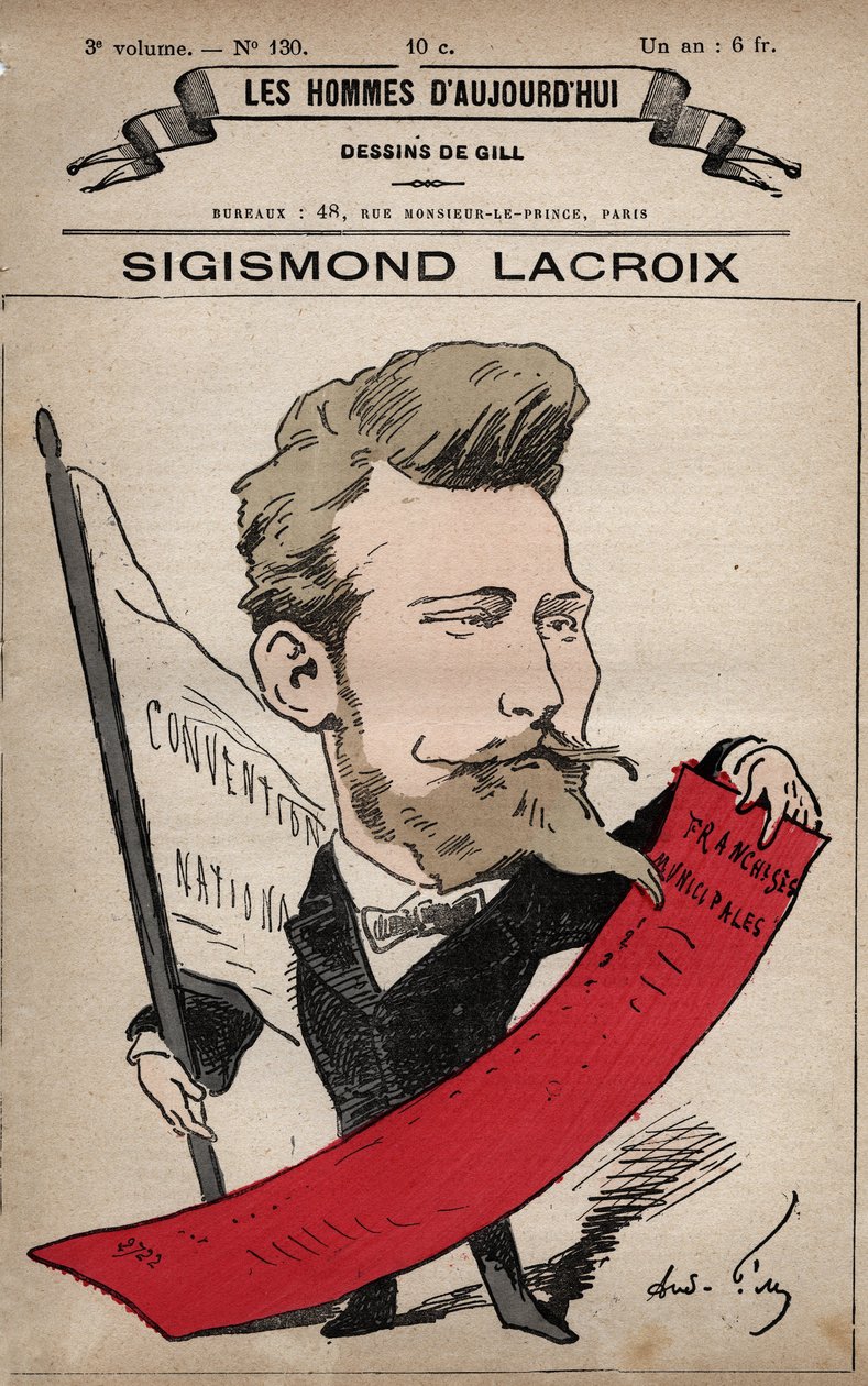 Tecknad film av Sigismond Lacroix (Zygmunt Krzyzanowski) 1845-1909 från 