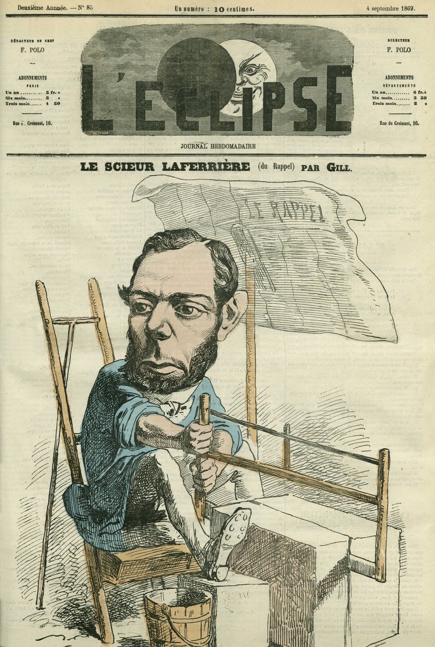 Edouard Lafferiere (1841-1901), fransk magistrat och politiker. Omslag i "" L