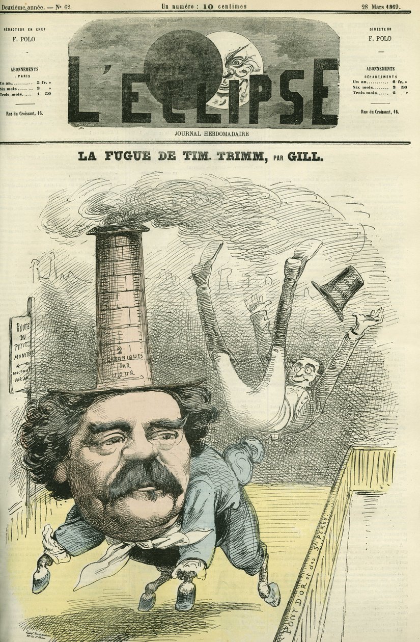 Leo Lespes dit Timothy Trim (1815-1875), fransk journalist. Omslag i "" L