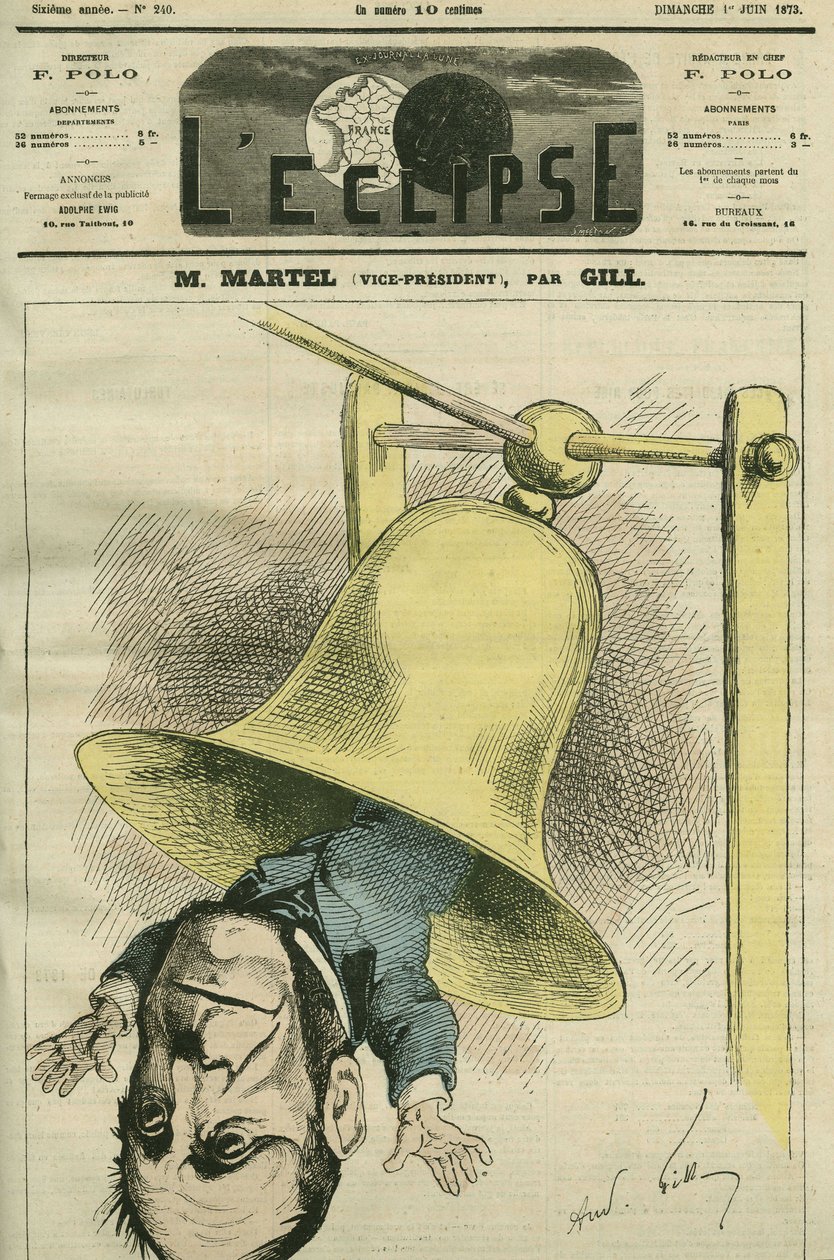 Louis-Joseph Martel (1813-1892), fransk politiker. Omslag i "" L