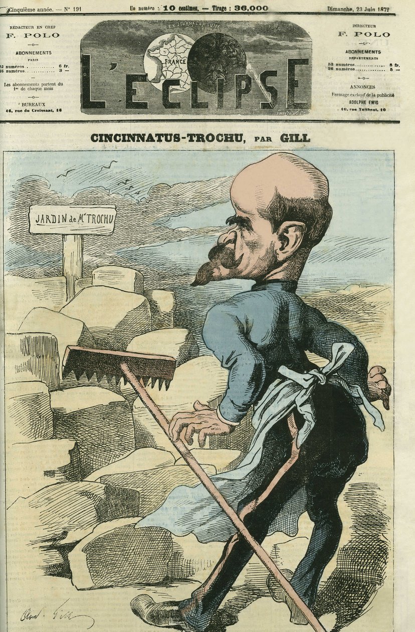 Louis-Jules Trochu (1815-1896), fransk general och politiker. Omslag i "" L