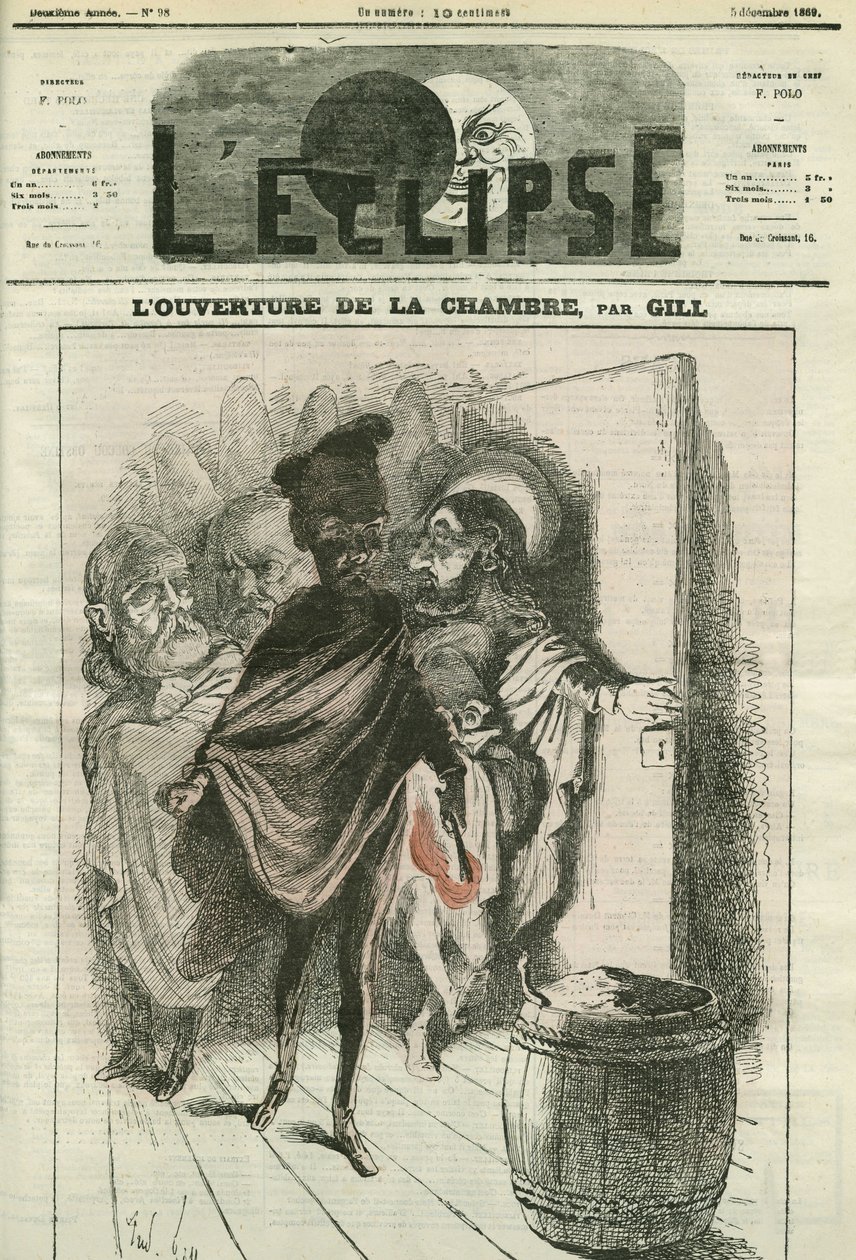 Opening of the House, en illustration av en sång av Bugnot. Omslag i "" L