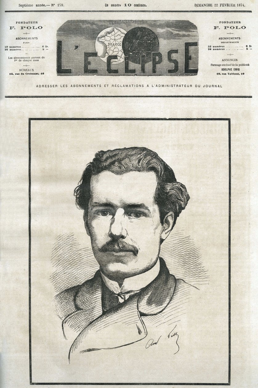 Porträtt av Francois Polo, grundare av "" L