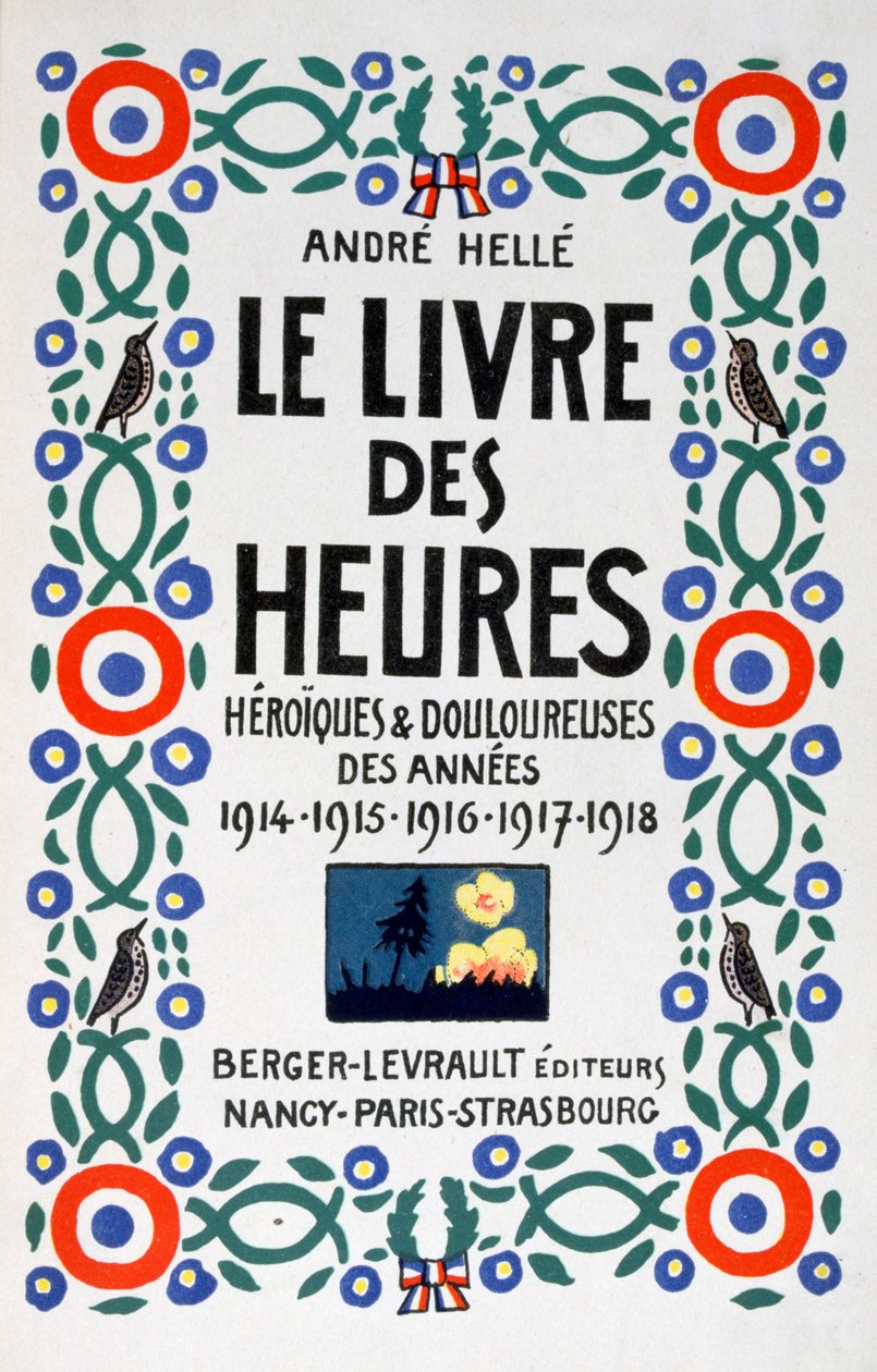 Framsidan av Timmens bok, 1919 av Andre Helle
