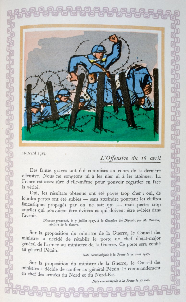 Det andra slaget vid Aisne, 16 april 1917, 1919 av Andre Helle