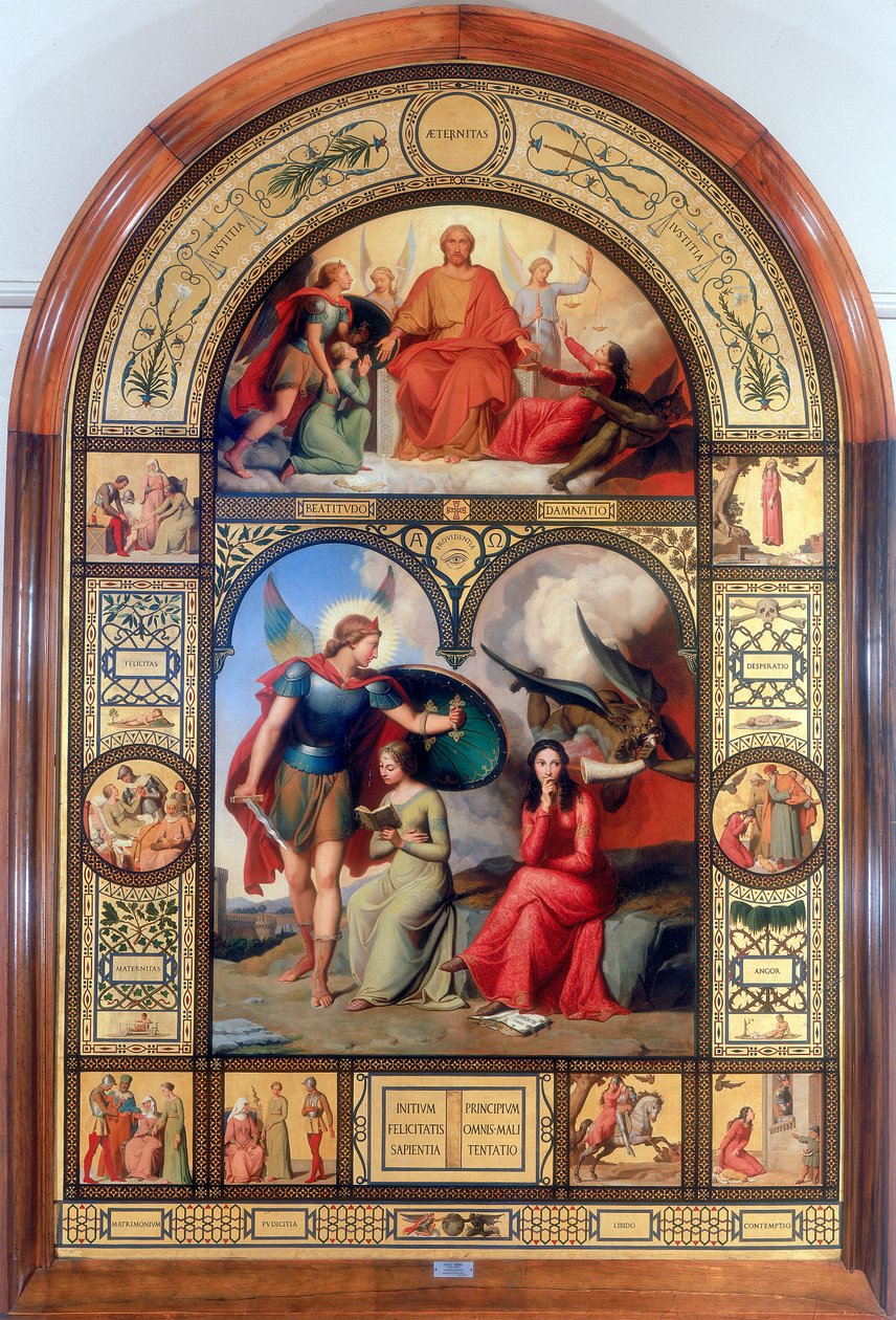 Gott och ont, 1800-talet av Andre Jacques Victor Orsel