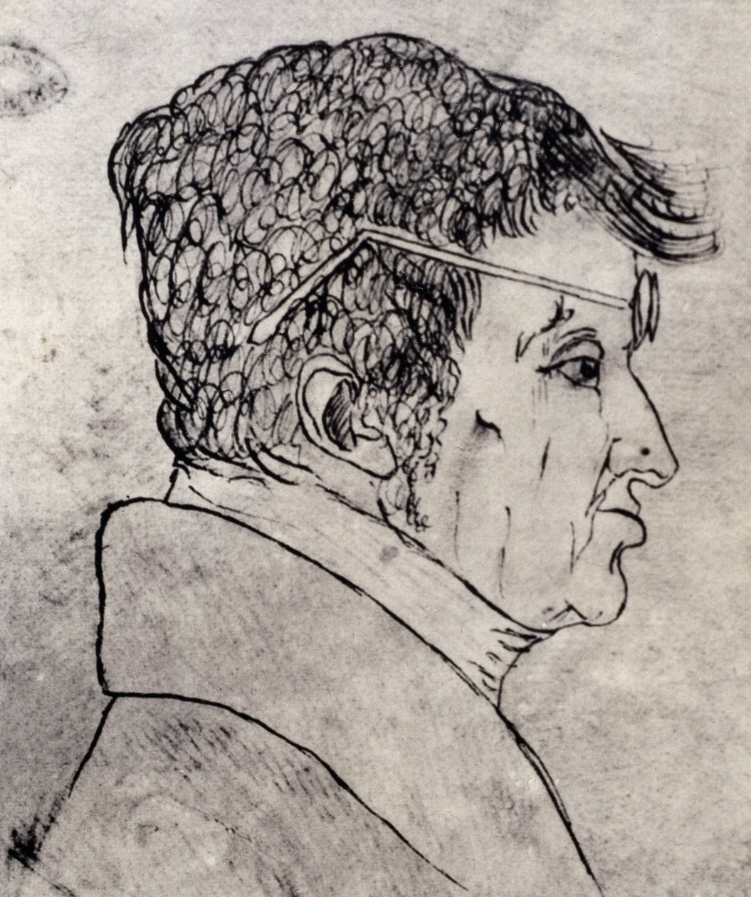 Självporträtt av Andre-Marie Ampere (Poleymieux-au-Mont-d
