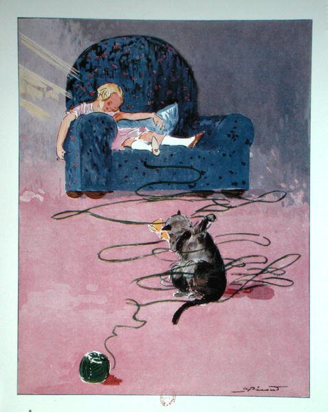 Alice Sleeping, illustration från 