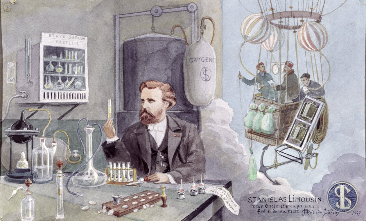 スタニスラス・リムジン (1831-87) 1949年 (紙に水彩) スウェーデン語 av Andre des Gachons