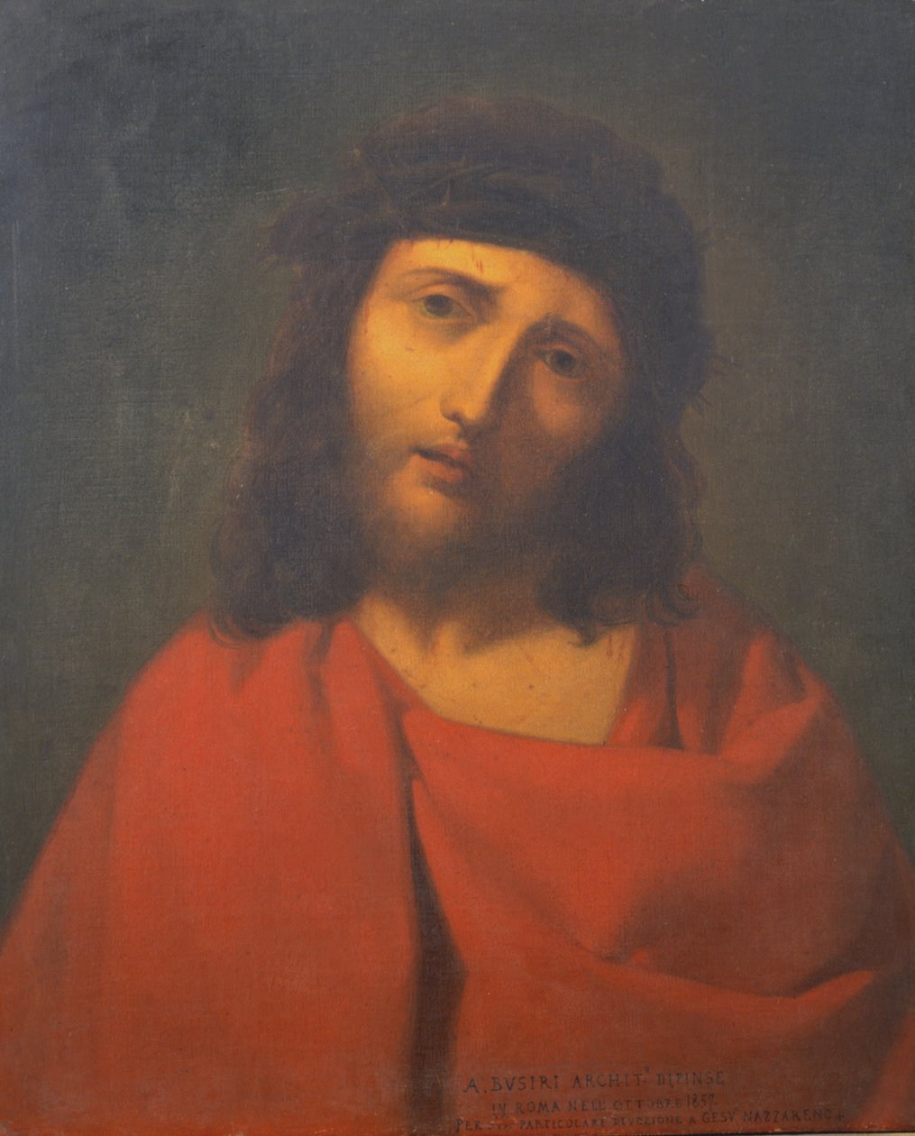 Jesus Kristus med törnekronan av Andrea Busiri Vici