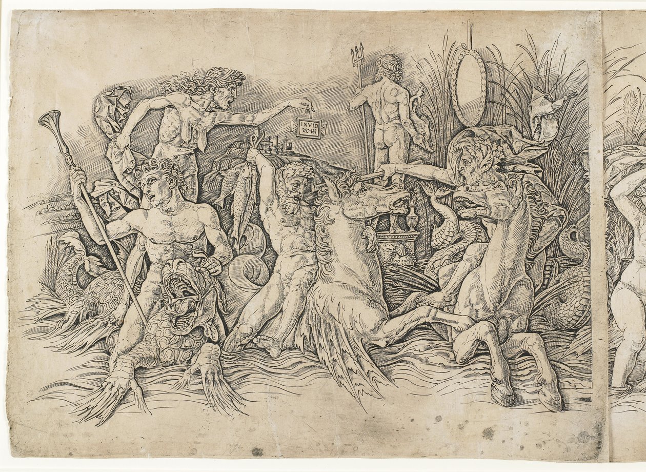 Battle of the Sea Gods, 1470-talet av Andrea Mantegna