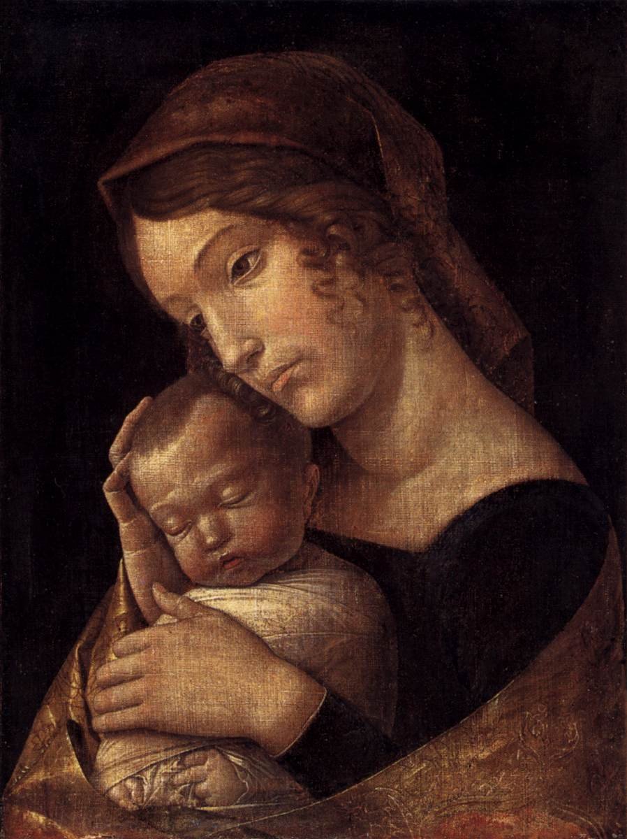 Madonna with Sleeping Child av Andrea Mantegna