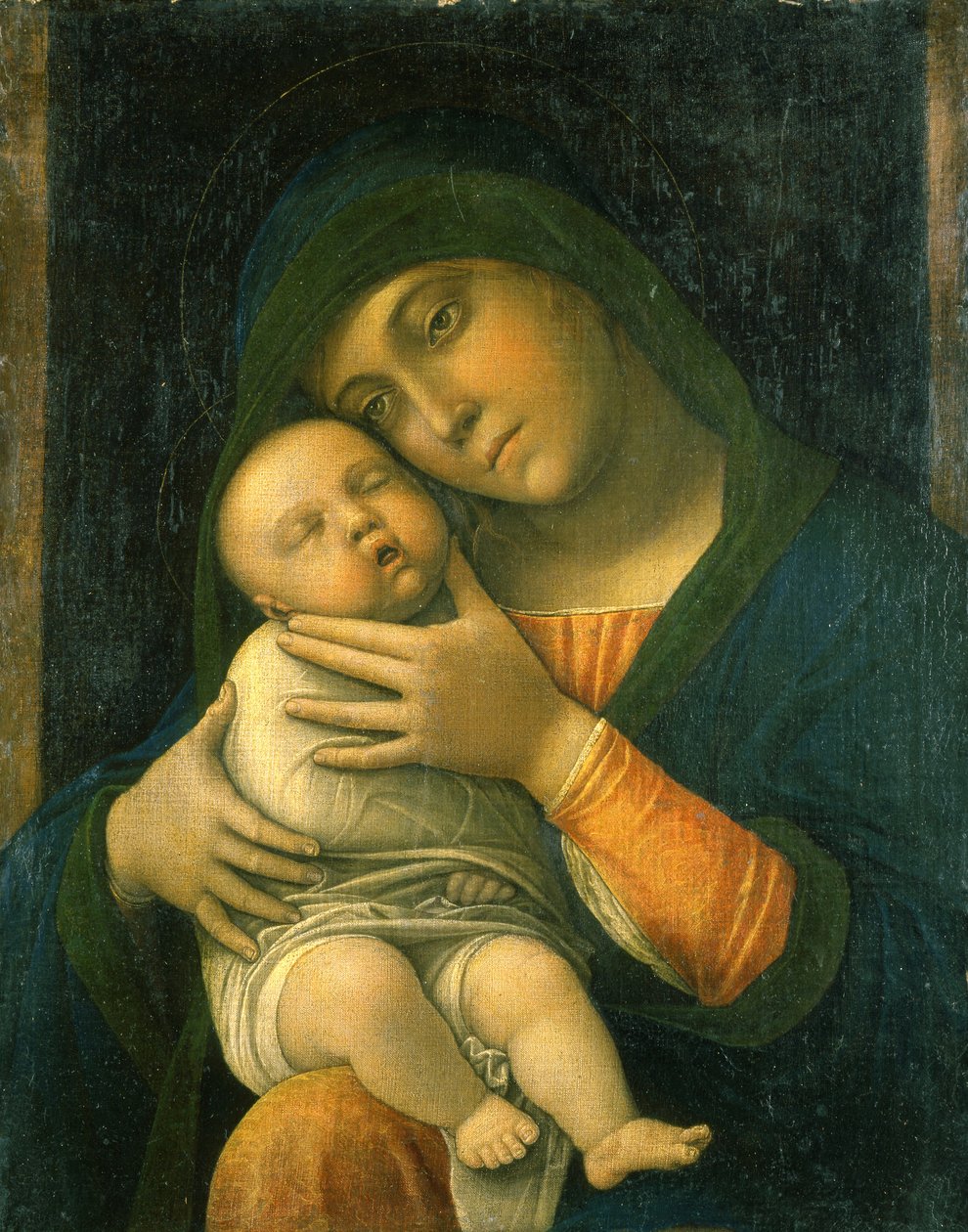 The Virgin and Child av Andrea Mantegna