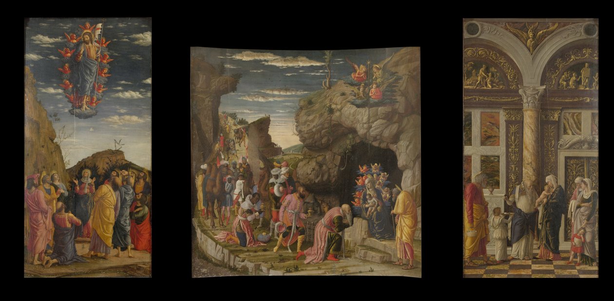 Trittico Triptic av Andrea Mantegna