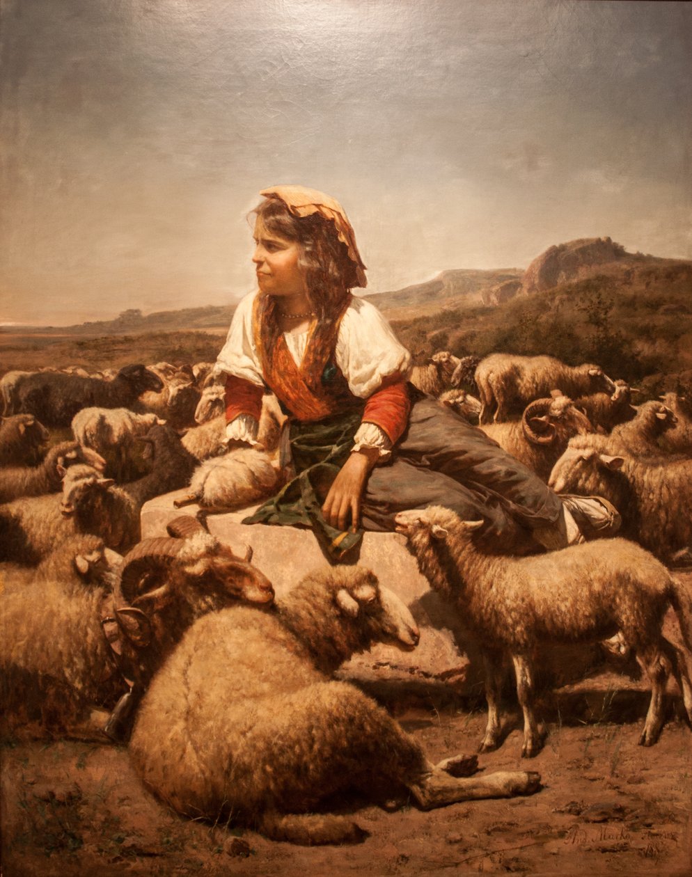  PasztorlanykanEnglish: Shepherd_Girln av Andreas Marko