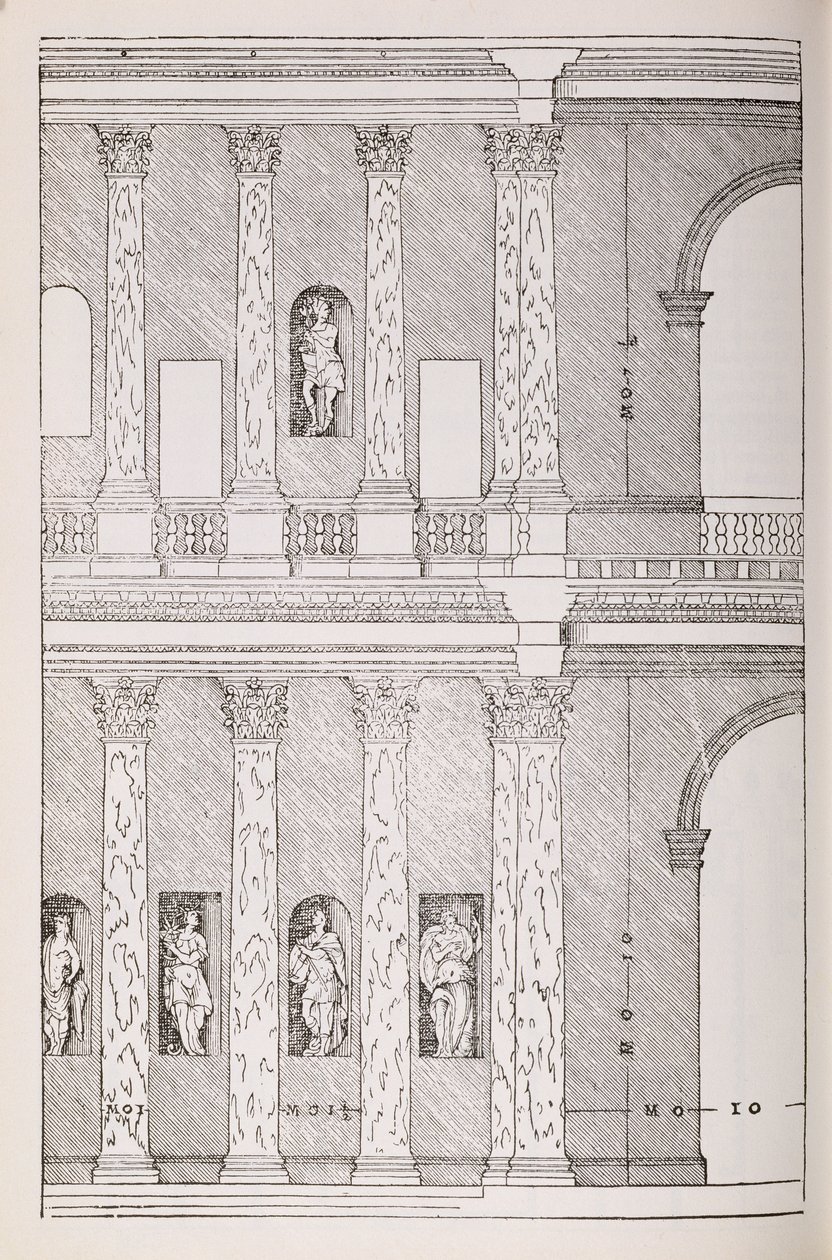 Roman Piazza, illustration från en faksimilkopia av 