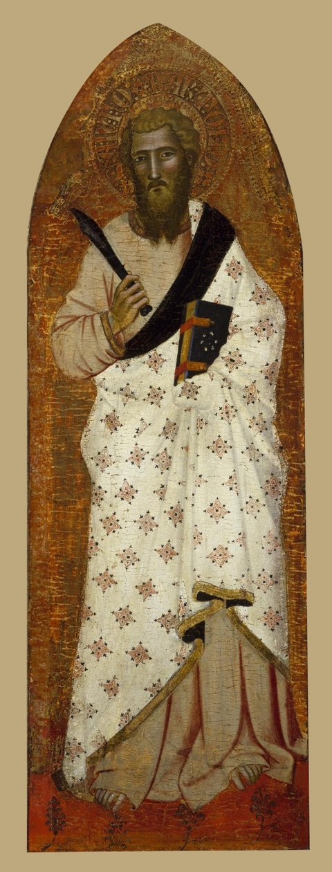 Saint Bartholomeus av Andrea da Firenze