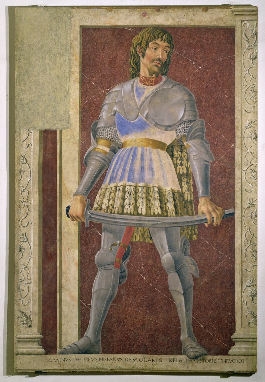 Pippo Spano (1369-1426) från Villa Carducci-serien av berömda män och kvinnor, ca 1450 av Andrea del Castagno