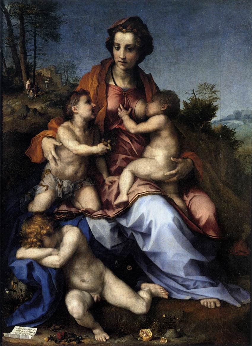 Charity av Andrea del Sarto