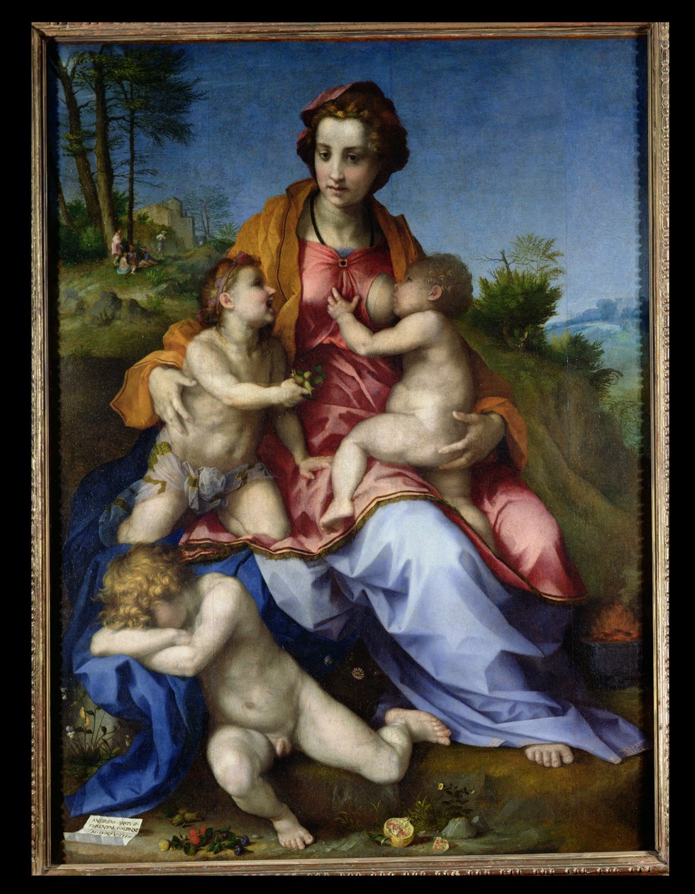 Välgörenhet, 1518-19 av Andrea del Sarto