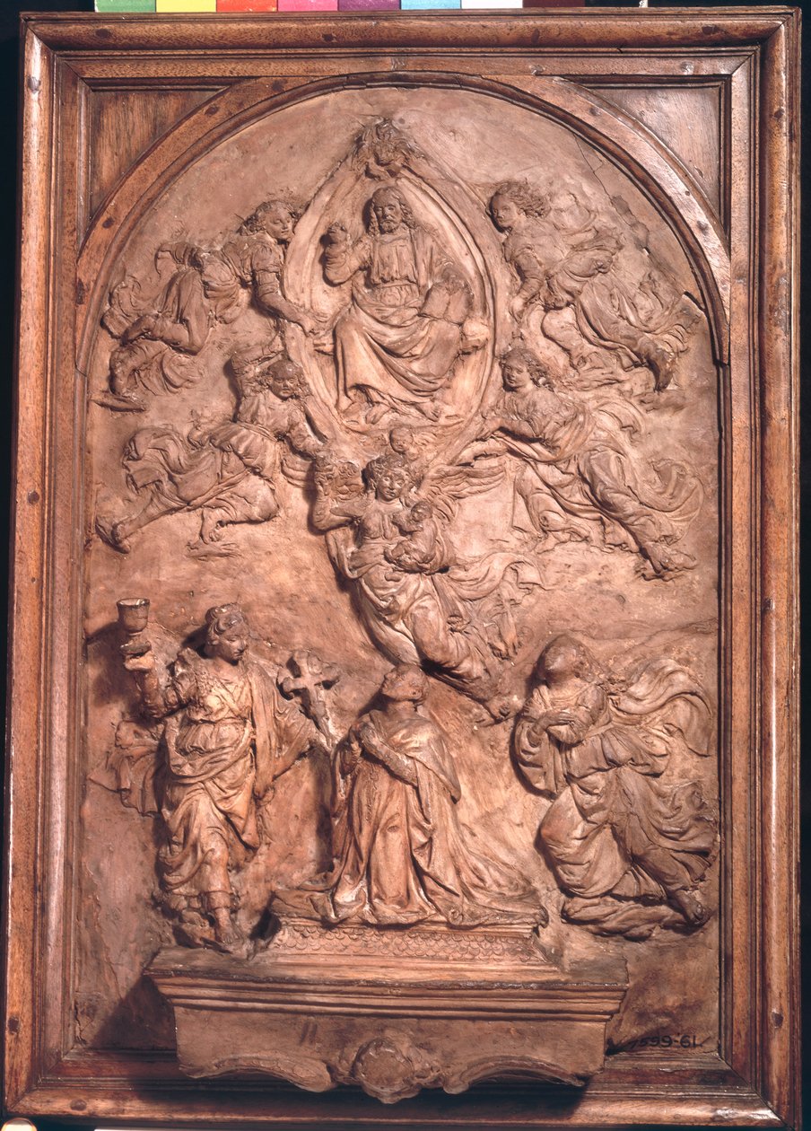 Skiss för Forteguerri Cenotaph (trä) av Andrea del Verrocchio