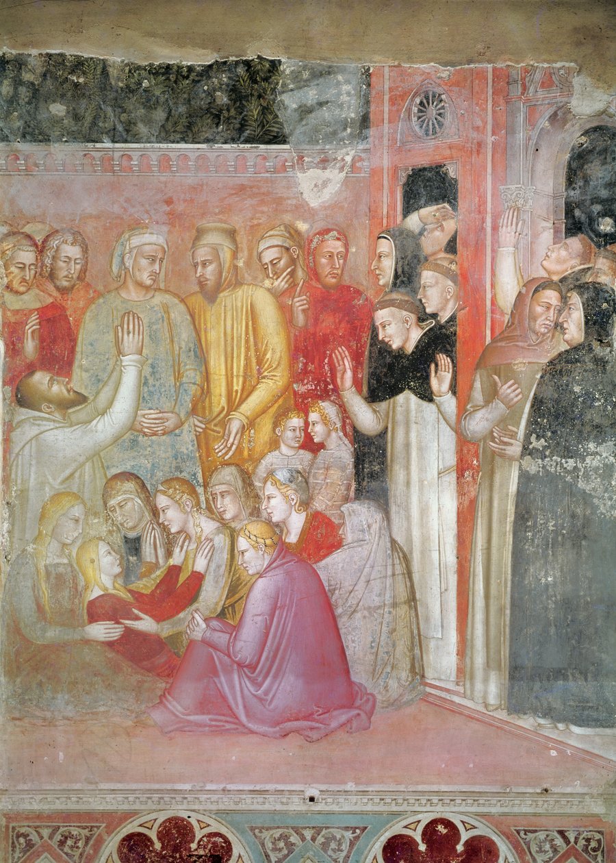 Ett mirakel av Saint Peter Martyr, ca 1365-67 av Andrea di Bonaiuto