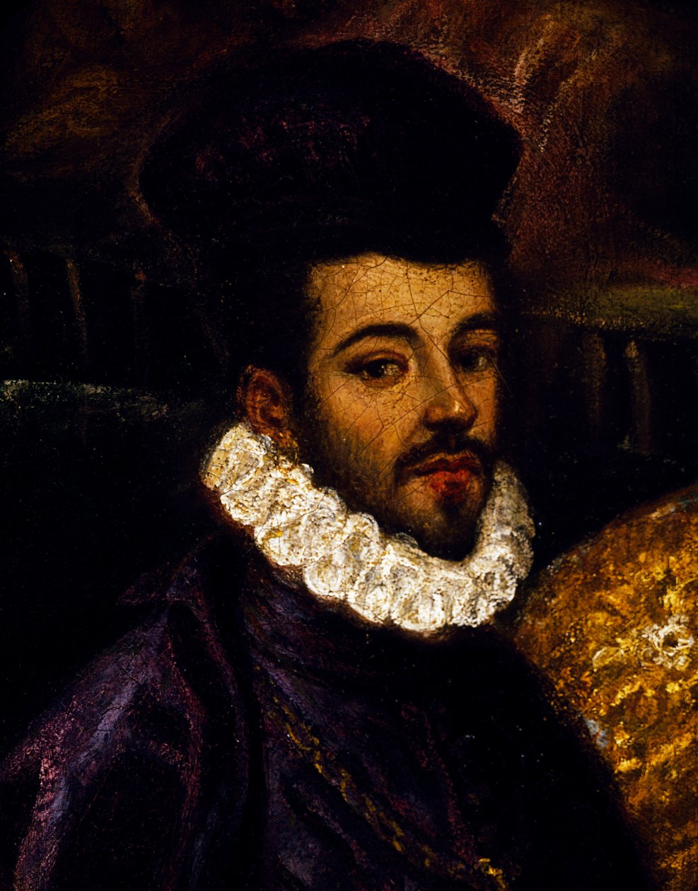 Porträtt av Henrik III av Frankrike, kung av Polen (målning) av Andrea (1539 1614) Vicentino