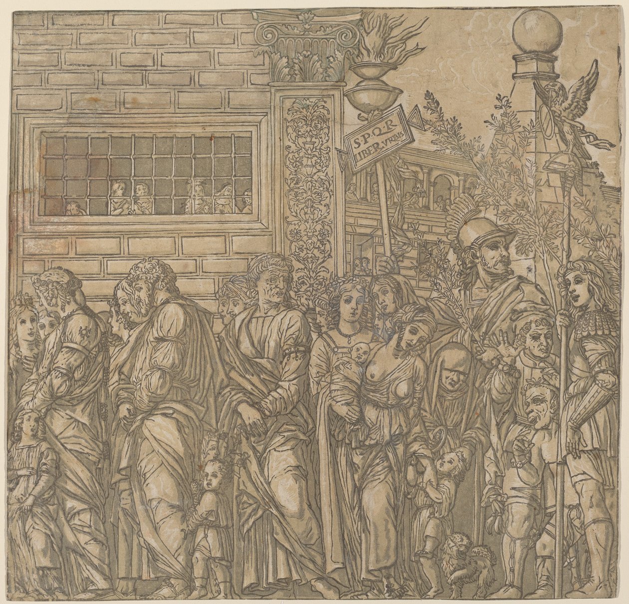 Julius Caesars triumf, 1599. av Andrea Andreani