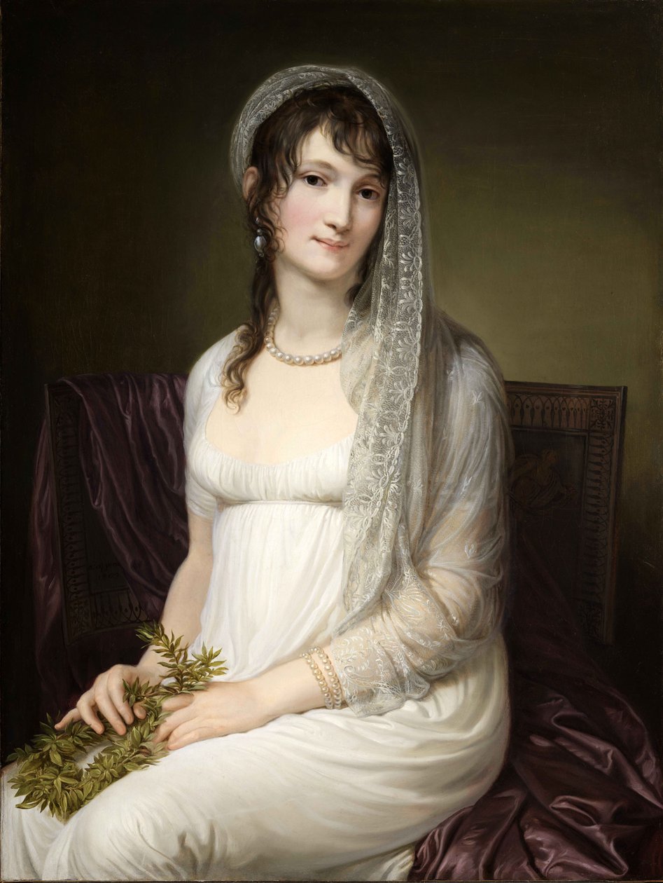Porträtt av Francesca Fannie Lechi 1773-1806, ca 1803. av Andrea Appiani
