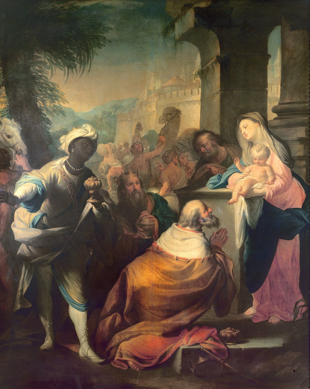 The Adoration of the Magi, ca 1750 (för detaljer se 87286) av Andrea Casali