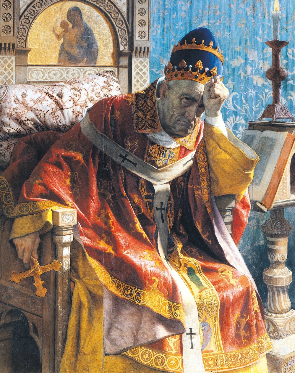 Bonifatius VIII (Anagni, cirka 1230-Rom av Andrea Gastaldi