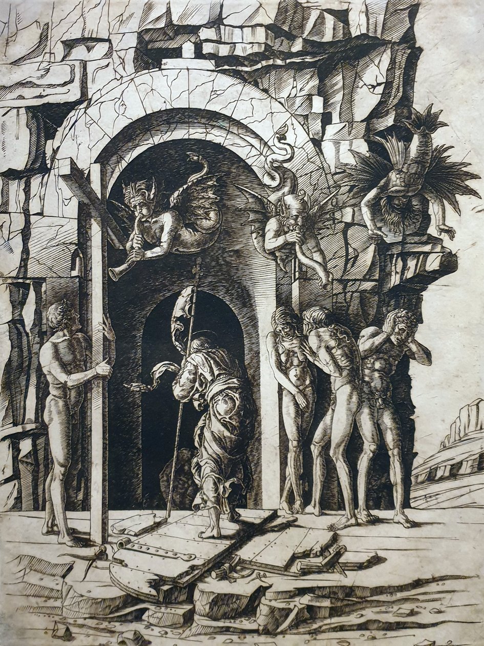 1483 Mantegna Kristi nedstigande till Limbo Brasilianska nationalbiblioteket anagoria av Andrea Mantegna