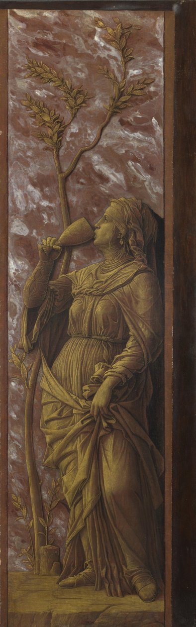 En kvinna som dricker, c. 1500 av Andrea Mantegna